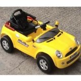 jokingaround.co.uk Ride On Mini Cooper With Remote Control [Colour : Yellow]